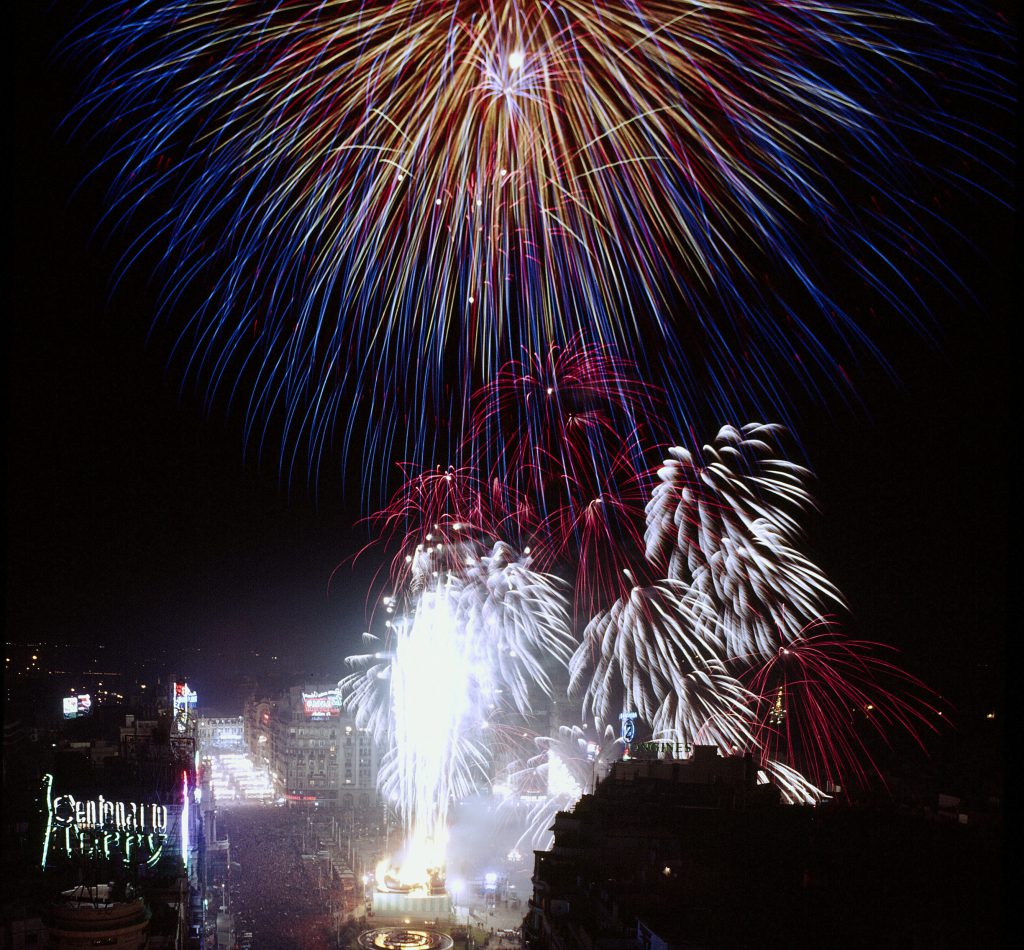 Fireworks during the Festival of the Fallas in Valencia, Spain. (Photo by Carlo Bavagnoli/The LIFE Picture Collection © Meredith Corporation)