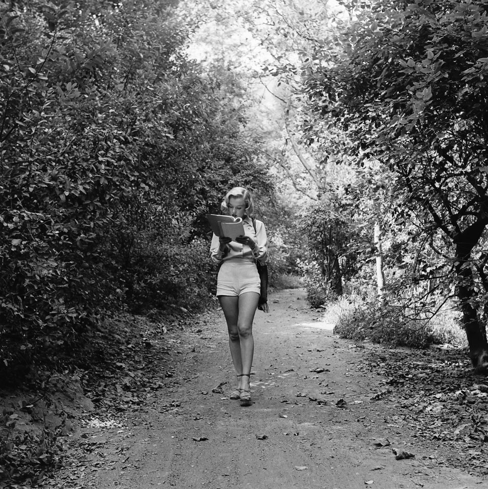 Marilyn Monroe, 24, in Griffith Park, Los Angeles, 1950.