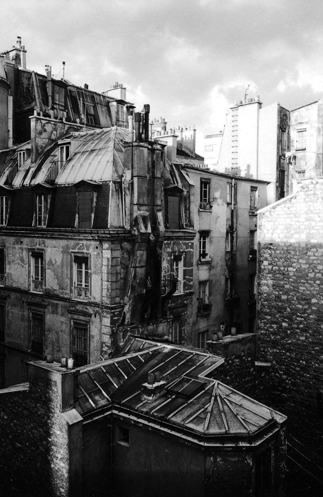 Typical Parisian rooftop scene, 1963.