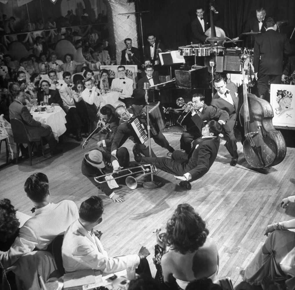 Dean Martin and Jerry Lewis, New York, 1949