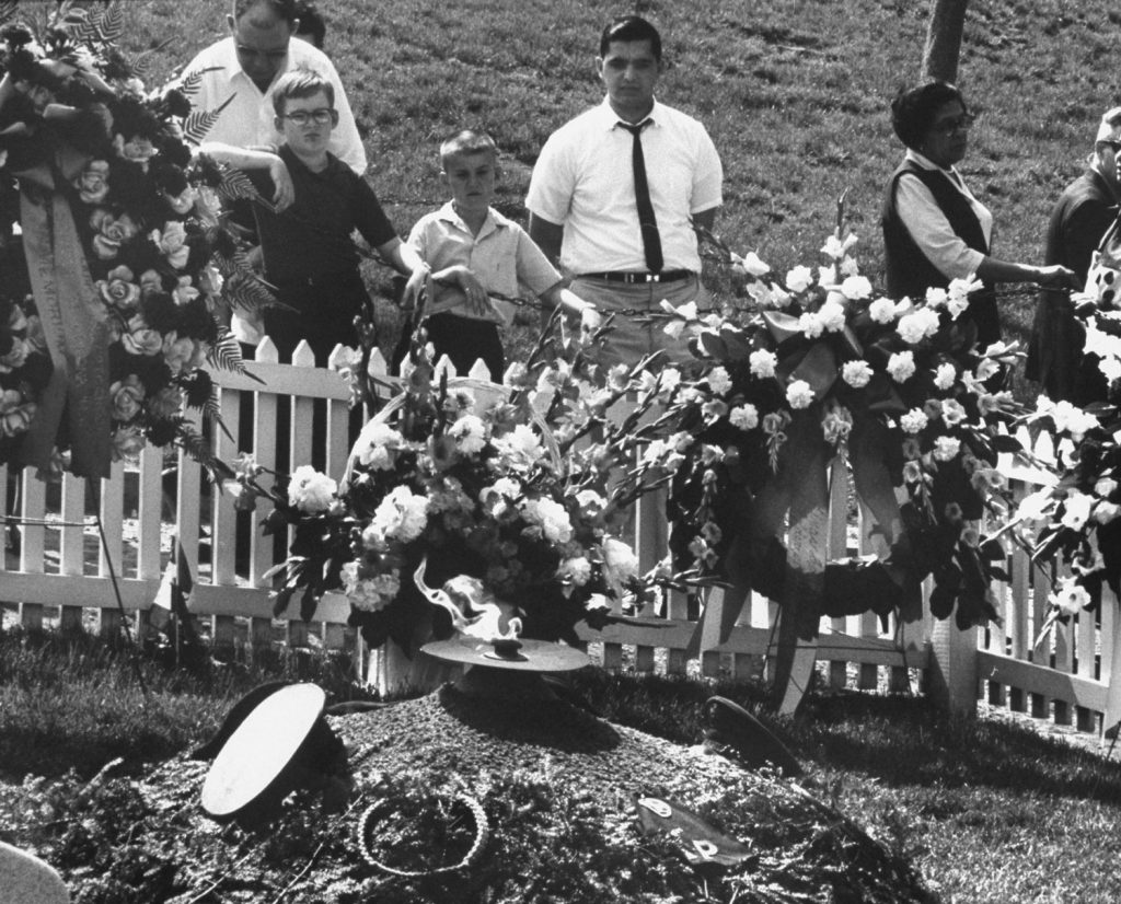 The original, temporary John F. Kennedy "Eternal Flame," The original, temporary John F. Kennedy "Eternal Flame," 1965.