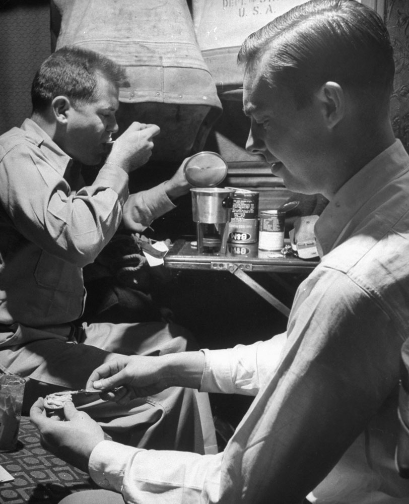 Aboard the Simplon-Orient Express, 1950.