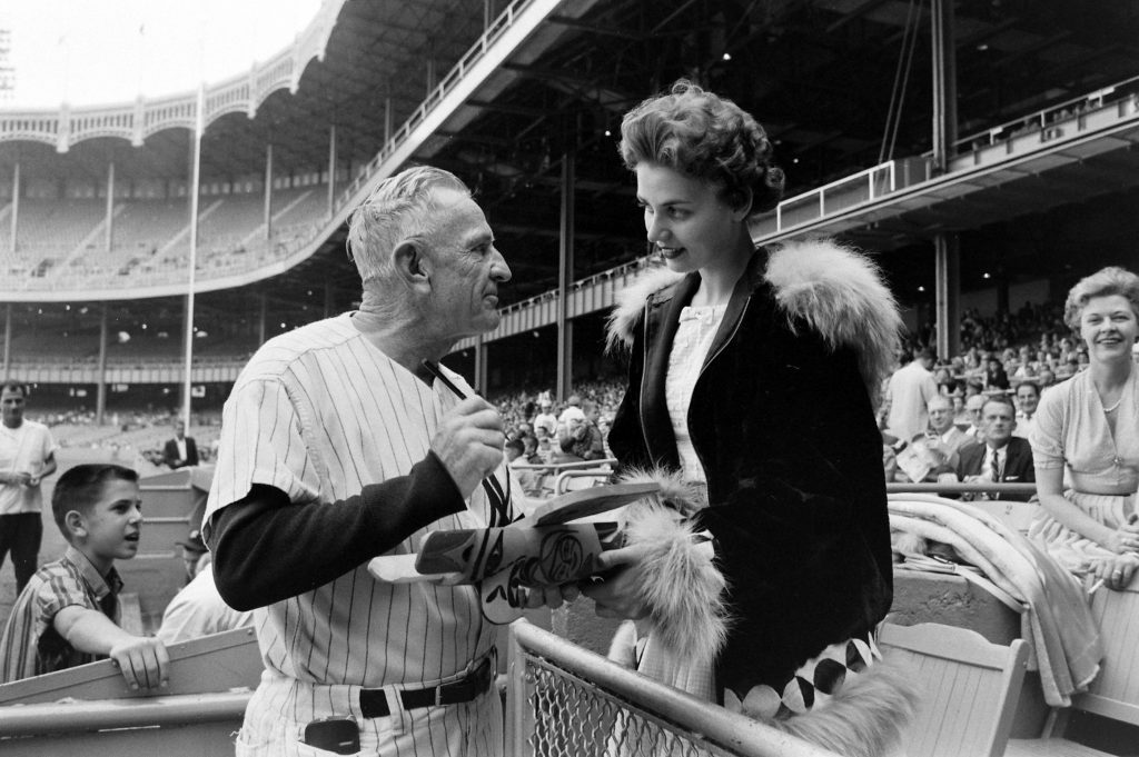 Miss Alaska and Casey Stengel