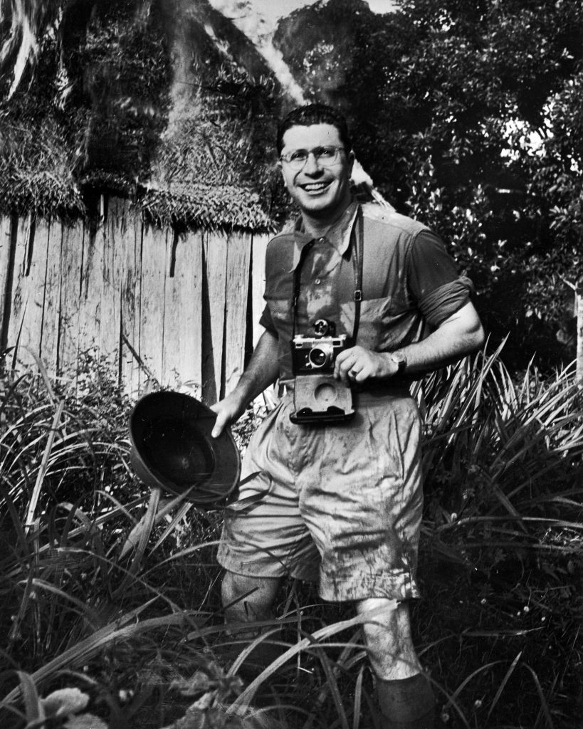 Jack Birns with camera. (Photo by Jack Birns/The LIFE Picture Collection © Meredith Corporation)