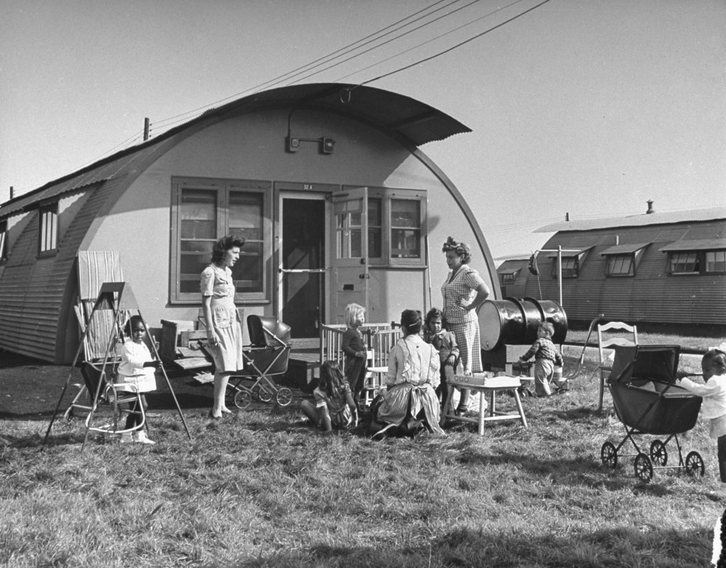 City veterans housing project, Canarsie, Brooklyn, 1946.