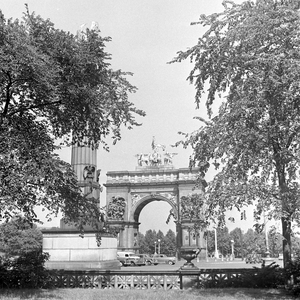 Grand Army Plaza, Prospect Park, Brooklyn, 1946.