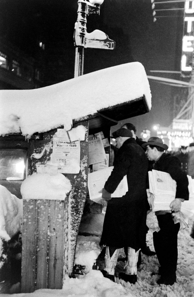 Blizzard, New York City, December 1947.