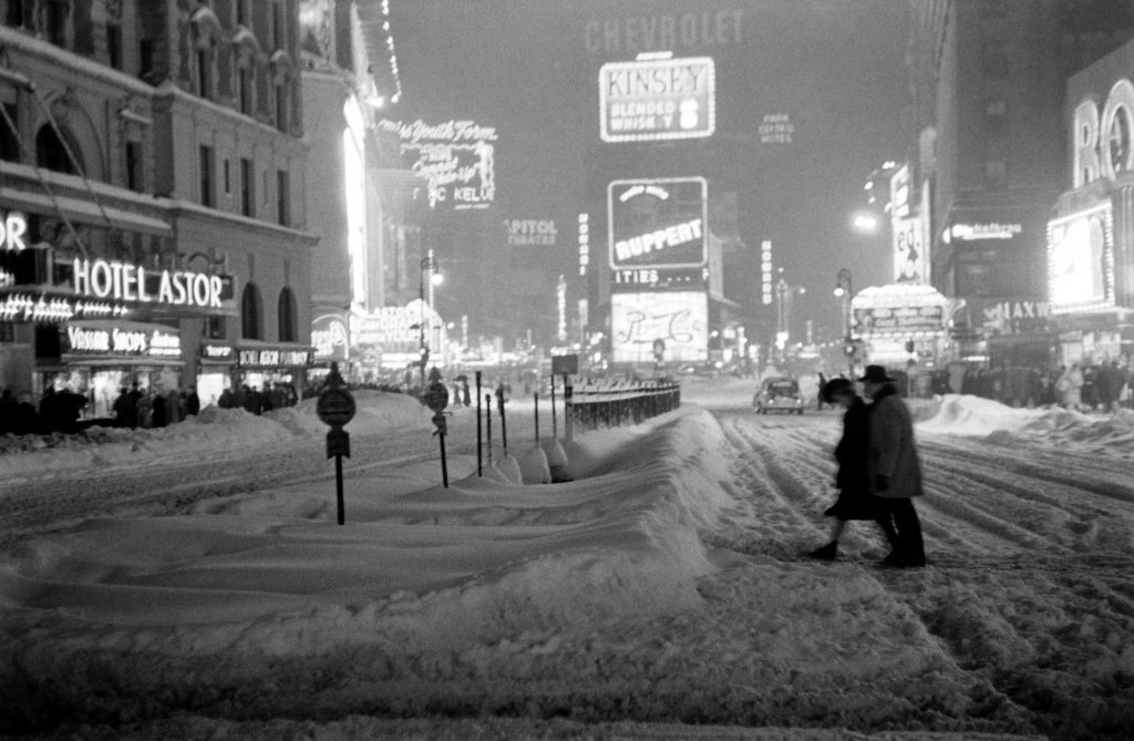 Blizzard, New York City, December 1947.