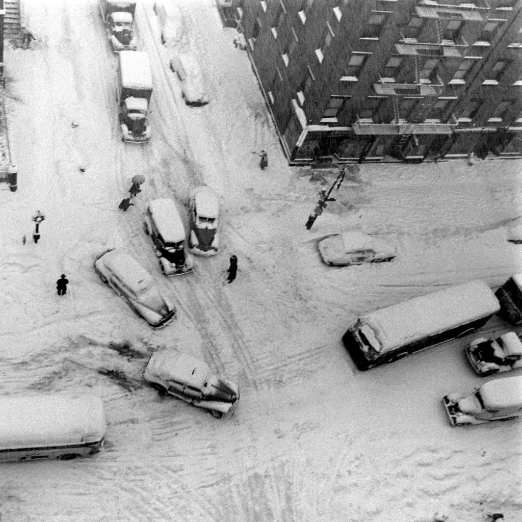 Blizzard, New York City, December 1947.