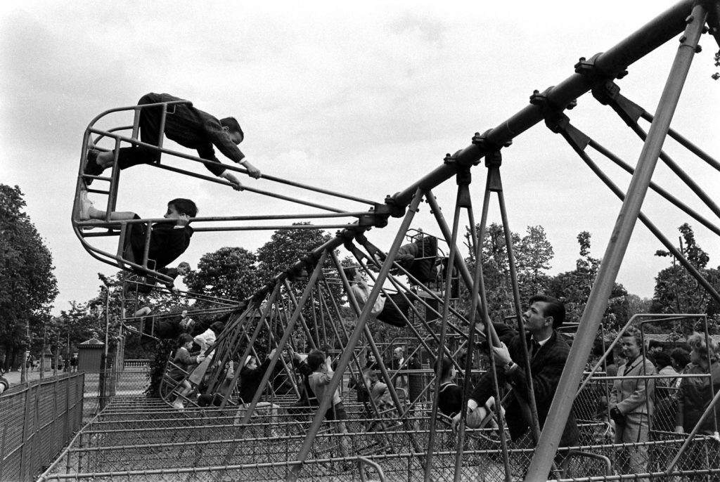 Children at play, Paris, 1963.