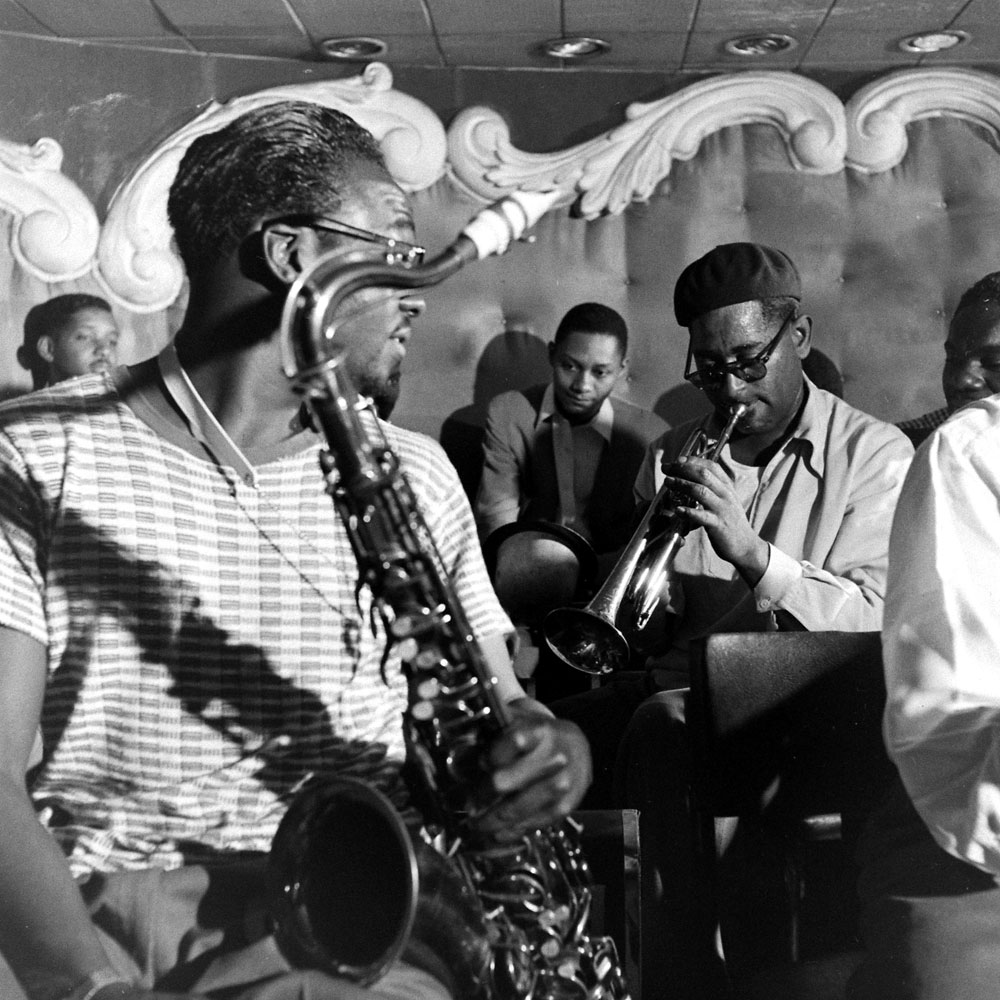 Dizzy Gillespie and friends, 1948.