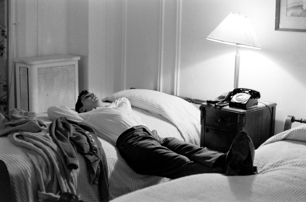 Paul Anka, backstage at the Copacabana, 1960.