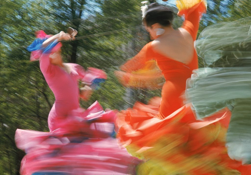 Park dancers in Mexico City.