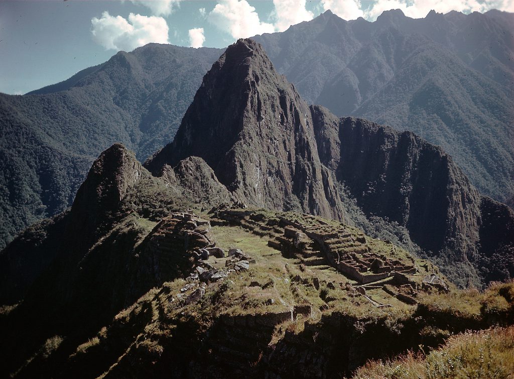 The Inca Ruins of Machu Picchu in Peru, 1945