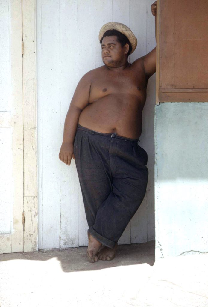 A Tahitian man, 1955.