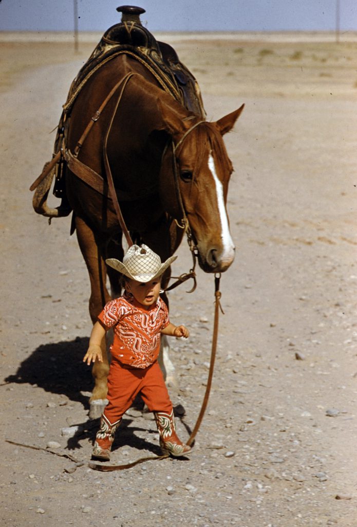 The Youngest Cowgirl in 1955