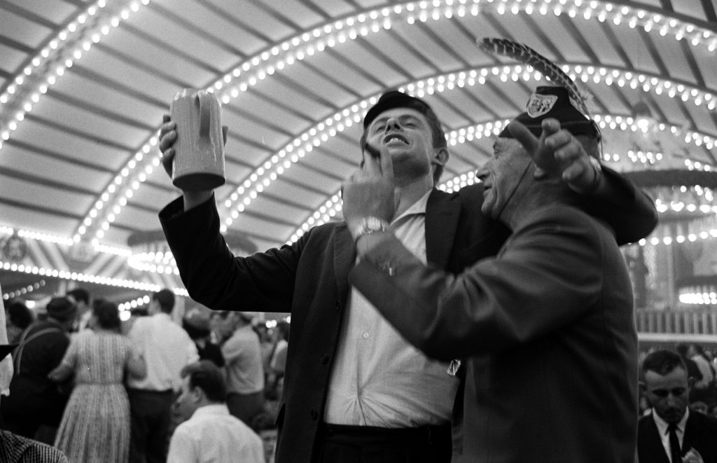 Oktoberfest in Germany, 1961.