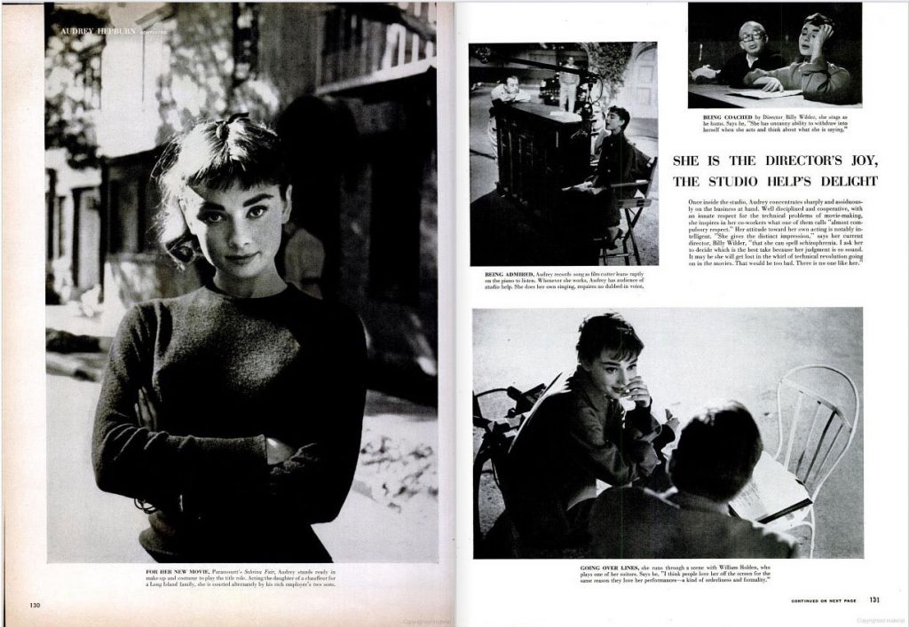 Audrey Heburn photo essay, LIFE magazine 1953.