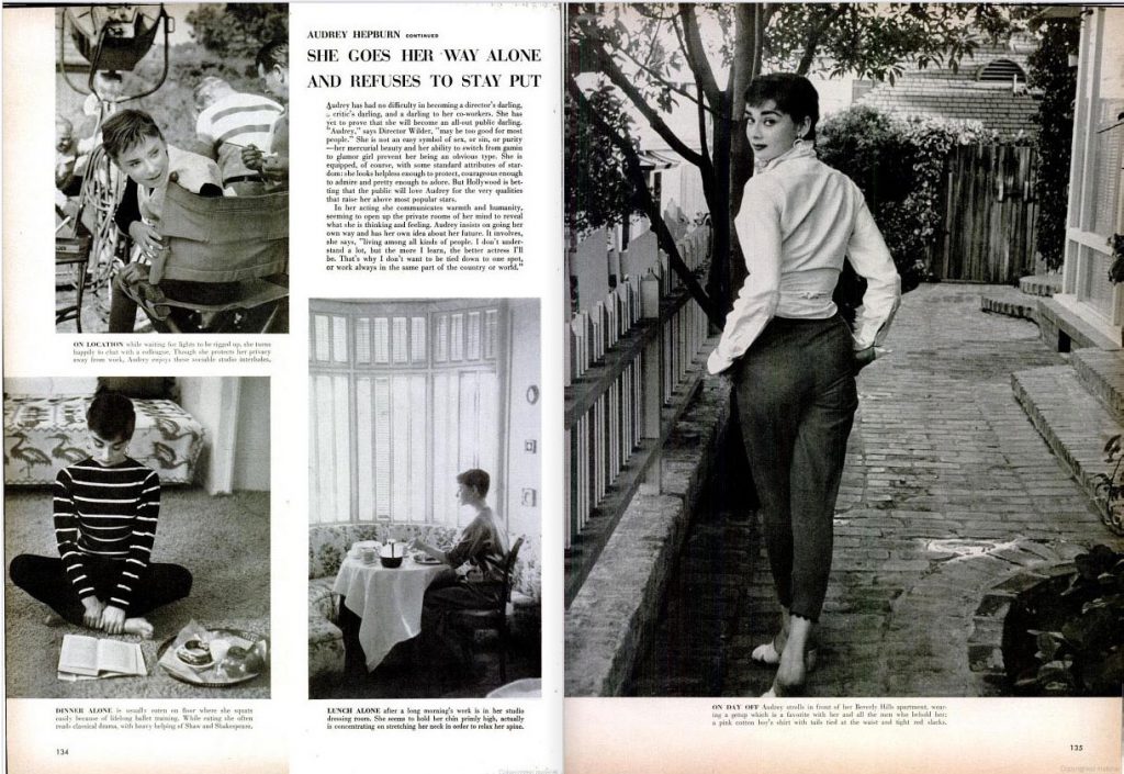 Audrey Heburn photo essay, LIFE magazine 1953.