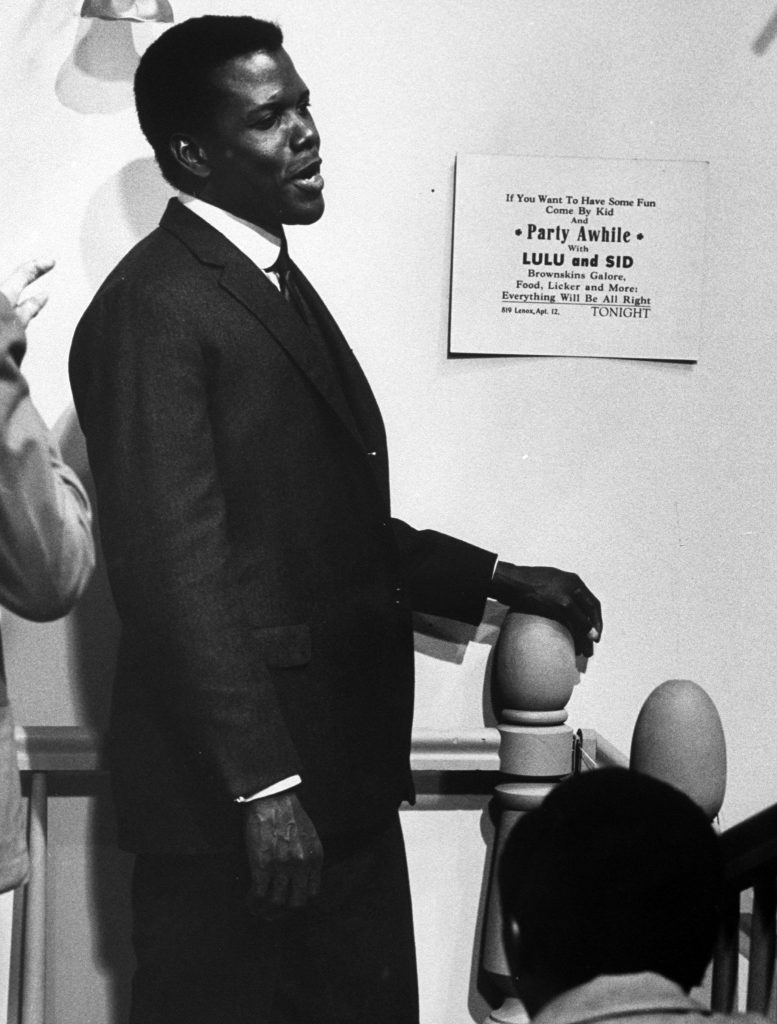 Sidney Poitier in a TV program, "Strolling Twenties," a story about Harlem of that era, 1965.