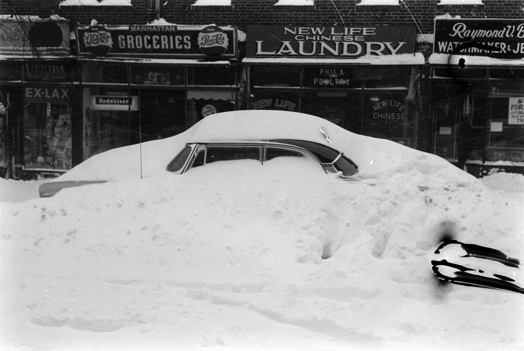 Blizzard in New York City, Mar. 18-19, 1956.