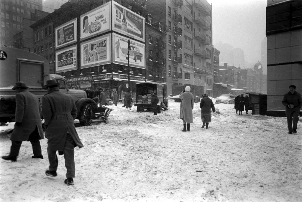 Blizzard in New York City, Mar. 18-19, 1956.