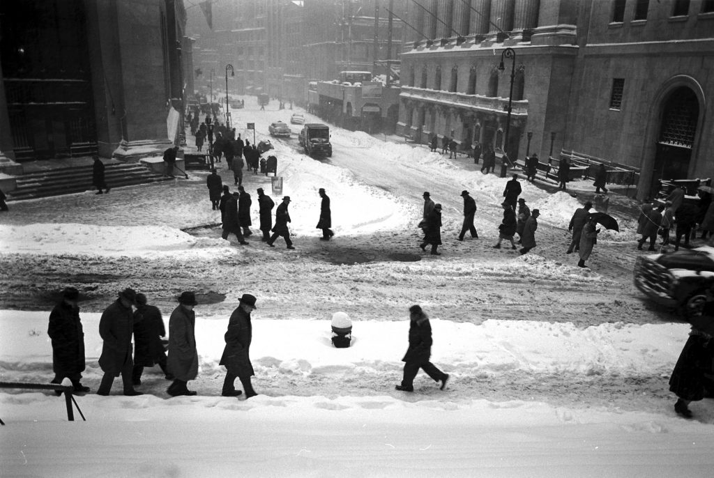 Blizzard in New York City, Mar. 18-19, 1956.