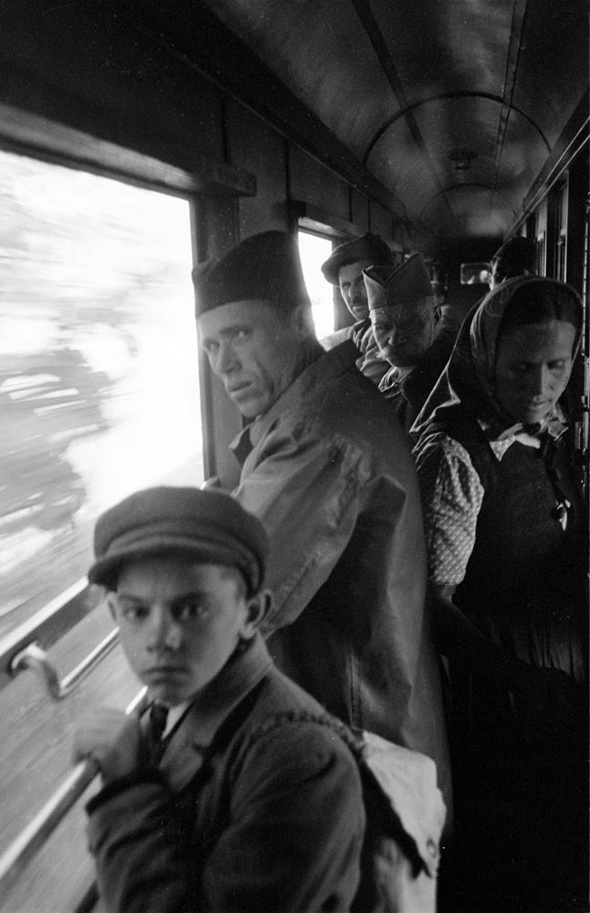 Aboard the Simplon-Orient Express, 1950.