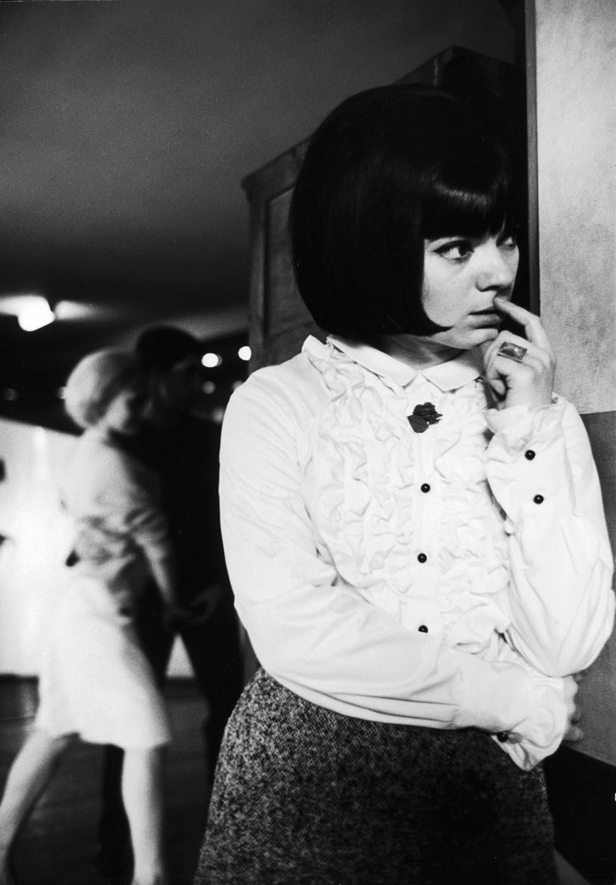 Young Parisian woman at a discotheque, 1963.