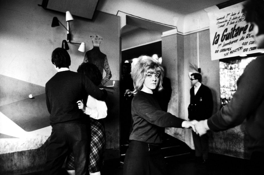 Young Parisians dancing at a discotheque, 1963.