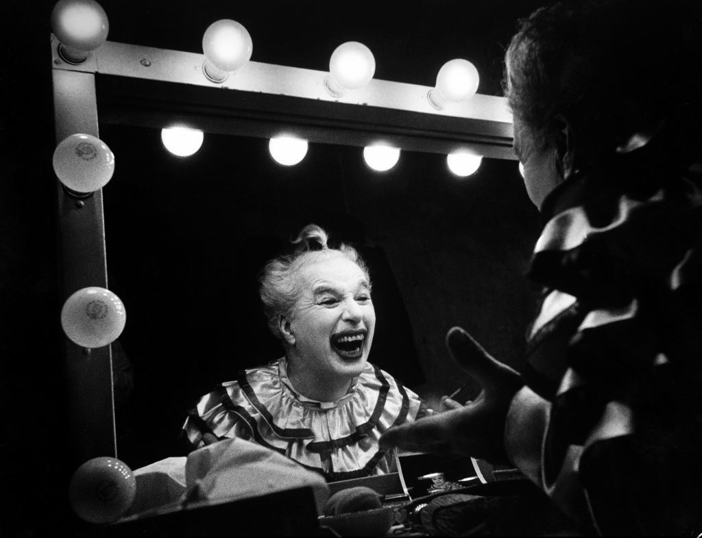 Charlie Chaplin on the set of his film "Limelight," 1952. (Photo by W. Eugene Smith/The LIFE Picture Collection © Meredith Corporation)