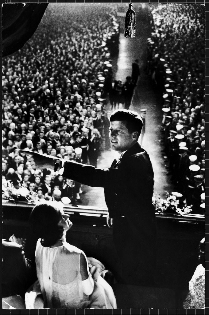 President John F. Kennedy and his wife Jacqueline in box at his Inaugural Ball. (Photo by Paul Schutzer/The LIFE Picture Collection © Meredith Corporation)