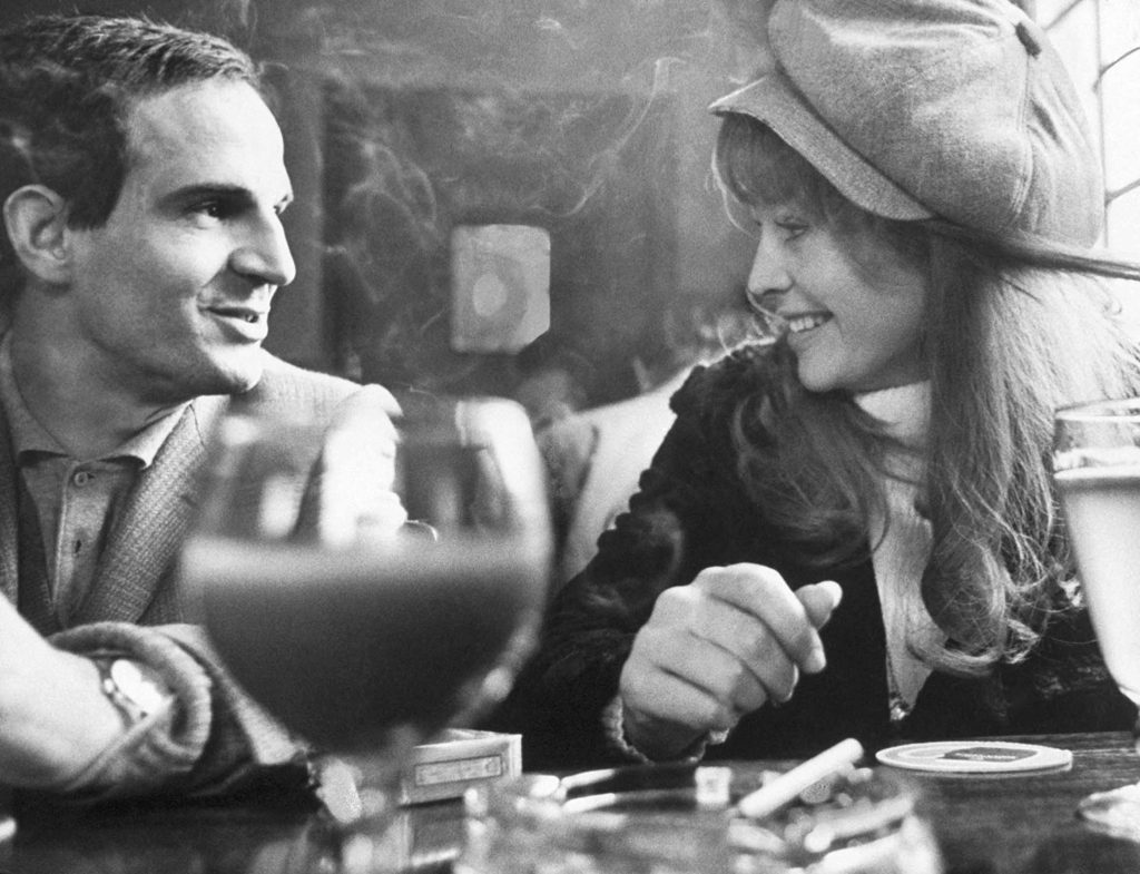 Julie Christie and Francois Truffaut