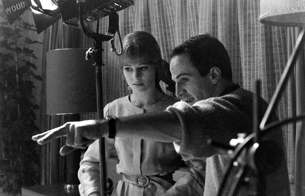 Julie Christie and Francois Truffaut