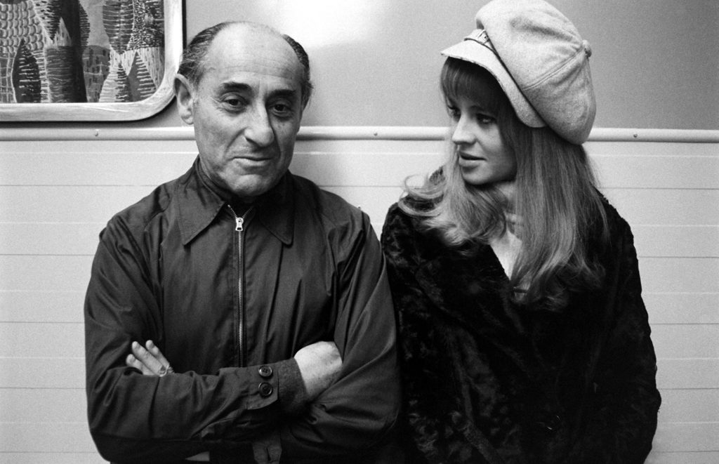 Julie Christie and Alfred Eisenstaedt